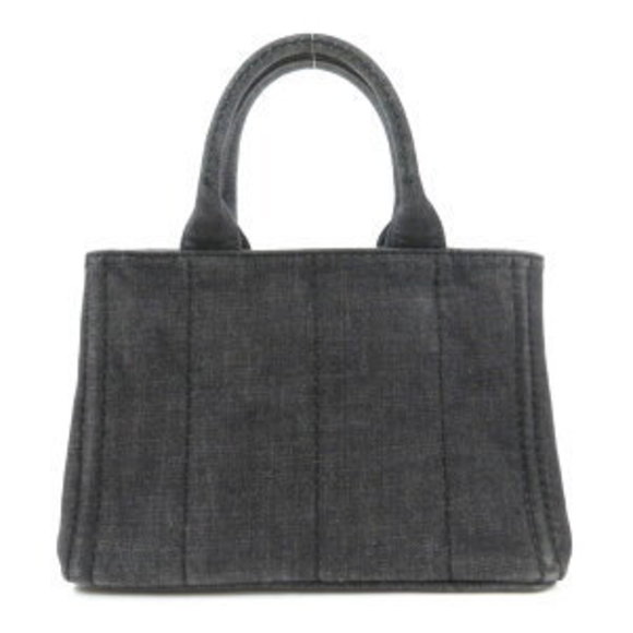 Prada Kanapa Mini Handbag Denim - Picture 1 of 9